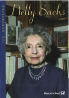 Germany Deutschland 2016 Nelly Sachs, German–Swedish Poet Playwright, Jewish Sweden, Canceled In Berlin - 2011-…