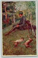 39435141 - Jaeger Jagdhund Hasen Jagdbeute KVKV Nr.1075 - Hunting