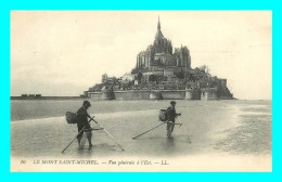 A876 / 143 50 - LE MONT SAINT MICHEL Vue Générale à L'Est ( Pêcheur ) - Le Mont Saint Michel