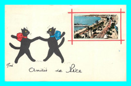 A877 / 315 06 - NICE Amitié De NICE ( Chat Noir Illustrateur René ) - Other & Unclassified