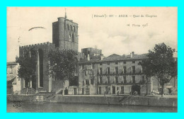 A878 / 373 34 - AGDE Quai Du Chapitre - Agde