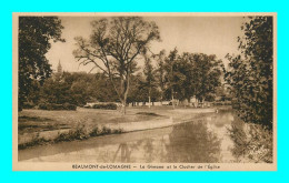 A888 / 213 82 - BEAUMONT DE LOMAGNE La Gimone Et Clocher De L'Eglise - Beaumont De Lomagne