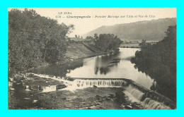 A896 / 211 39 - CHAMPAGNOLE Premier Barrage Sur L'Ain Et Vue De Cize - Champagnole