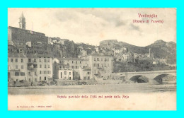 A904 / 525 Italie VENTIMIGLIA Veduta Parziale Della Citta Col Ponte Della Roja - Altri & Non Classificati