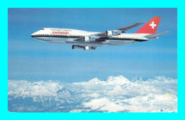 A907 / 165  Avion Swissair BOEING 747-357 ( Suisse ) - 1946-....: Ere Moderne