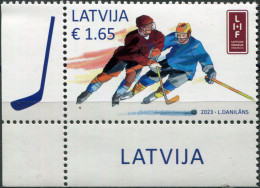 Latvia 2023. World Ice Hockey Championships (I) (MNH OG) Stamp - Lettland