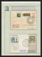 093 Pologne (Poland) 2 Lettre (cover Briefe) Entier Postal Stationery 1972 Copernic Copernicus Copernico Espace (space)  - Covers & Documents