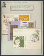 060 Pologne (Poland) 3 Entier Postal Stationery 1973 Copernic Copernicus Copernico Espace (space)  - Covers & Documents
