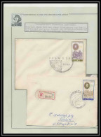 011 Pologne (Poland) 2 Lettre (cover Briefe) 1973 Frombork Copernic Copernicus Copernico Espace (space)  - Lettres & Documents