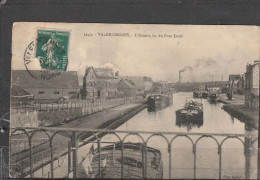 Batellerie - 59 - VALENCIENNES - L' Escaut, Vu Du Pont Jacob - Valenciennes