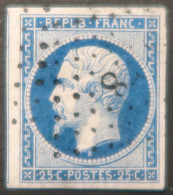 LP3036/13 - FRANCE - LOUIS-NAPOLEON N°10a Bleu Foncé - PC 78 : ANGERS (Maine Et Loire) Voisin à Gauche - 1852 Luigi-Napoleone