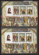 126 Corée (korea) Neuf ** MNH 141 A/B Raphael Tableau (tableaux Painting) Non Dentelé Imperf + Dentelés - Religious