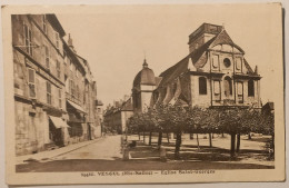 VESOUL (70 Haute Saône) - Eglise Saint Georges - Commerce Enseigne Couronnes Mortuaires , Café  - Vesoul