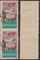 VIETNAM 1967 NLF   #ERROR  Perforation Between Stamps In Pair   Mi N°134  **MNH - Viêt-Nam