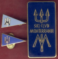 ** LOT  2  MEDAILLES  CLUB  MED.  +  BROCHES ** - Other & Unclassified