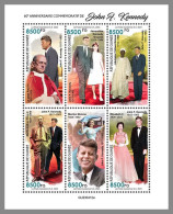 GUINEA REP. 2023 MNH John F. Kennedy M/S – OFFICIAL ISSUE – DHQ2422 - Kennedy (John F.)