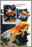 NIGER 2023 MNH Goldfish Goldfische S/S – OFFICIAL ISSUE – DHQ2422 - Fishes