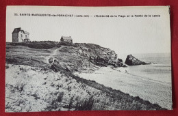 CPA -  Sainte Marguerite De Pornichet -(Loire- Inf.) L'Extrémité De La Plage Et La Pointe De La Lande - Autres & Non Classés