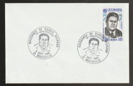 MB 239) Frankreich 1985 Mi# 2498 FDC: EUROPA - Darius MILHAUD, Komponist Der Provence - Musik