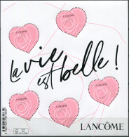 France 2024. Valentine Hearts: Lancôme Paris (MNH OG) Miniature Sheet - Unused Stamps