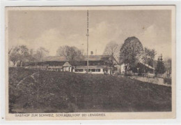 39087151 - Schlegeldorf Bei Lenggries. Gasthof Zur Schweiz Gelaufen, Mit Marke Und Stempel, Datum Nicht Lesbar. Leicht  - Bad Tölz