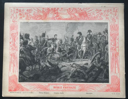 Protege Cahier XIXe - Patrie - 55 - BATAILLE D’AUSTERLITZ (NAPOLEON - Gal RAPP - PRINCE REPNIN) - Protège-cahiers