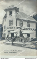 Al647 Cartolina Confine Italia Austria Thorl Ristorante Bella!! - Andere & Zonder Classificatie