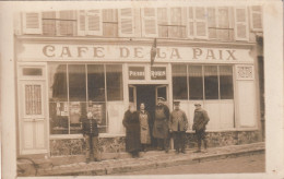 MONTMIRAIL Café De La Paix  (Carte Photo) - Sonstige & Ohne Zuordnung