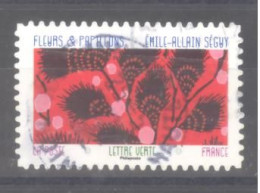 France Autoadhésif Oblitéré N°2283 (Fleurs Et Papillons) (cachet Rond) - Oblitérés