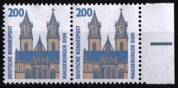 BRD,  1993, Mi. Nr. 1665 ** Sehenswürdigkeiten (XIII),  Waagerechtes Paar - Neufs