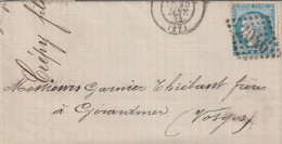 Lettre De Lille à Gérardmer LAC - 1849-1876: Classic Period