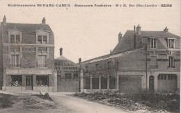 REIMS Etablissements RENARD-CAMUS Monuments Funéraires Rue Dieu Lumière - Autres & Non Classés