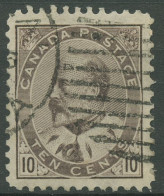 Kanada 1903 König Edward VII. 10 Cents, 81 Gestempelt, TOP-Zentrierung - Oblitérés