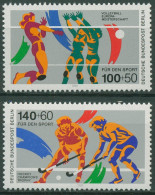 Berlin 1989 Sporthilfe Volleyball-EM, Hockey 836/37 Postfrisch - Nuevos