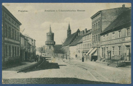 Prenzlau Mittelturm Und Uckermärkisches Museum , Gelaufen (AK4068) - Prenzlau