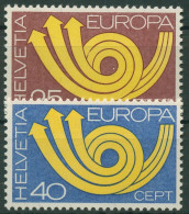 Schweiz 1973 Europa CEPT Posthorn 994/95 Postfrisch - Ongebruikt