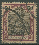 Deutsches Reich 1900 Germania REICHSPOST 61 Gestempelt - Usati