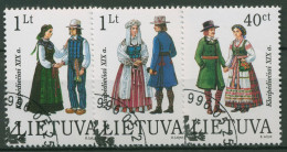 Litauen 1996 Trachten 610/12 Gestempelt - Lithuania