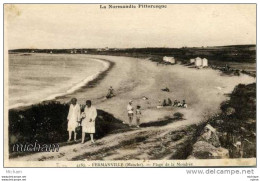 CPA  50  FERMANVILLE  PLAGE DE LA MONDREE      PARFAIT ETAT - Autres & Non Classés