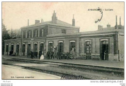 CPA  50  AVRANCHES  LA GARE         PARFAIT ETAT - Avranches