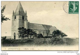 CPA  50  QUERQUEVILLE  L'EGLISE     TB ETAT - Autres & Non Classés