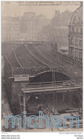 CPA  75 PARIS   TRAVAUX DU METROPOLITAIN LES FERMES DE LA PLACE ST MICHEL TB ETAT - Autres & Non Classés