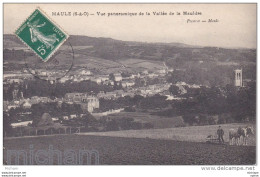 CPA   78 MAULE   VUE  PANORAMIQUE  DE LA  VALLEE  DE  LA  MAULDRE  TB ETAT - Maule