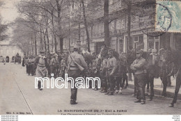 Cpa 75  Manifestation Du 1 Er Mais  A Paris Chasseurs  A Cheval Au Luxembourg - Autres & Non Classés