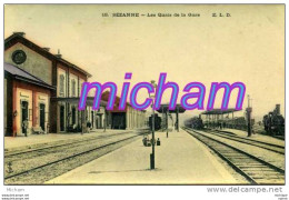 CPA 51 SEZANNE   LA GARE  COULEURS  TRAINS  TB ETAT - Sezanne