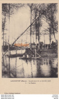 CPA  51  LARZICOURT  Inondations  De 1910  Le Passeur - Other & Unclassified