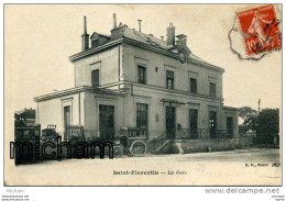 CPA 89 ST FLORENTIN   LA GARE  TB ETAT - Saint Florentin