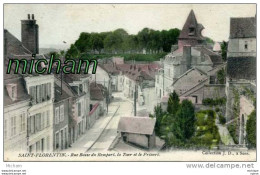 CPA 89 ST FLORENTIN  RUE BASSE DES REMPARTS  COULEURS    TB ETAT - Saint Florentin