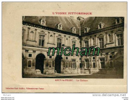 CPA 89 ANCY LE FRANC  LE CHATEAU INTERIEUR COUR - Ancy Le Franc