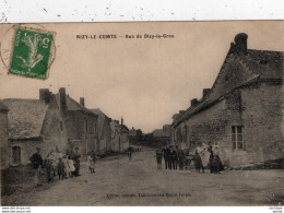 C P A  - - 02  AISNE -  NIZY - LE - COMTE -  Rue De Dizy Le Gros - Sonstige & Ohne Zuordnung